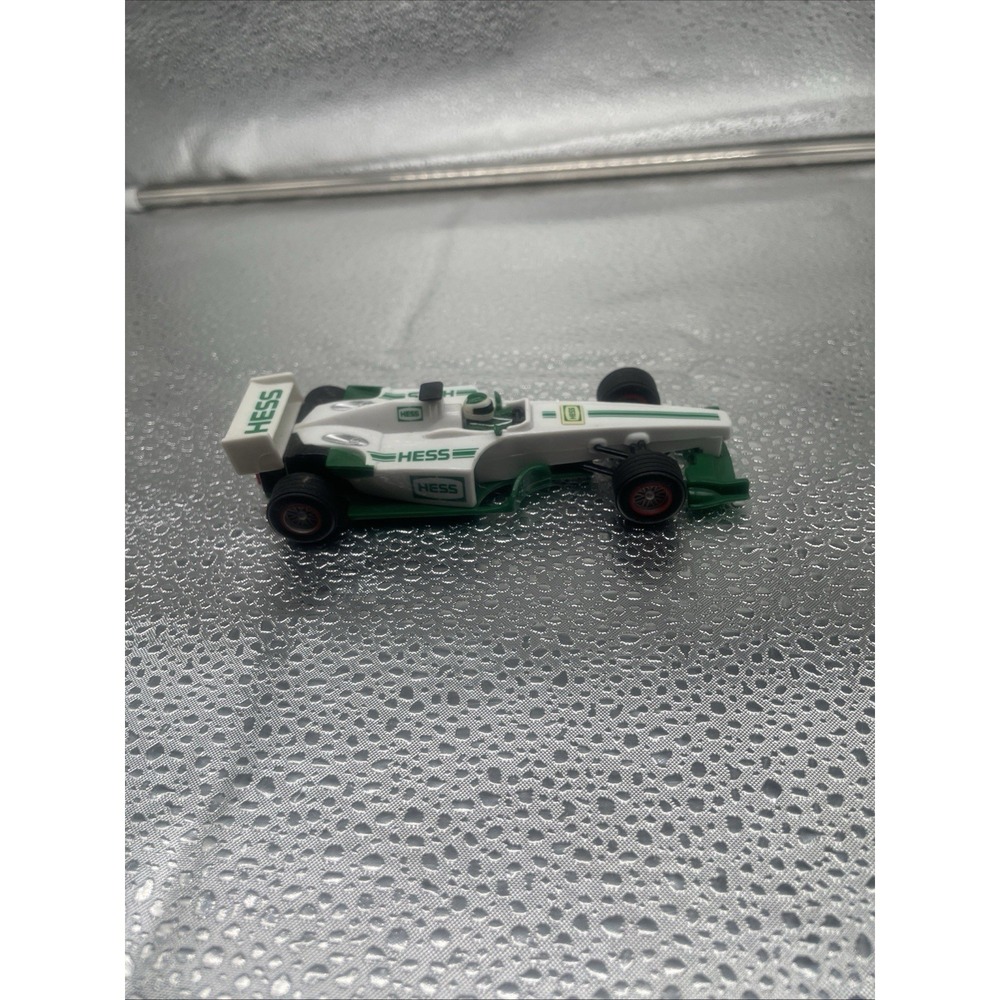 Hess White & Green Racing Car-Car Only-Used